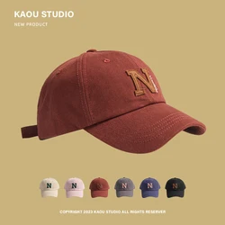 Hat women's spring and summer new sunshade cap letter versatile couple casual outdoor baseball cap men