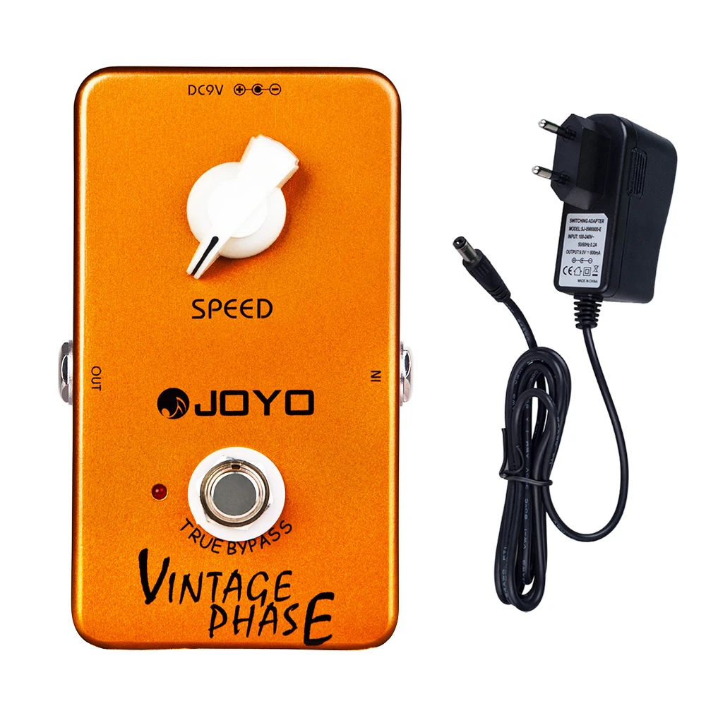 JOYO JF-06 Vintage Phase Gitaarpedaal met SPEED-knop herbeleeft klassieke Phaser-geluiden uit de jaren '70