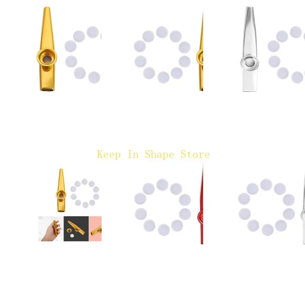 U1JC Metal Kazoos W…