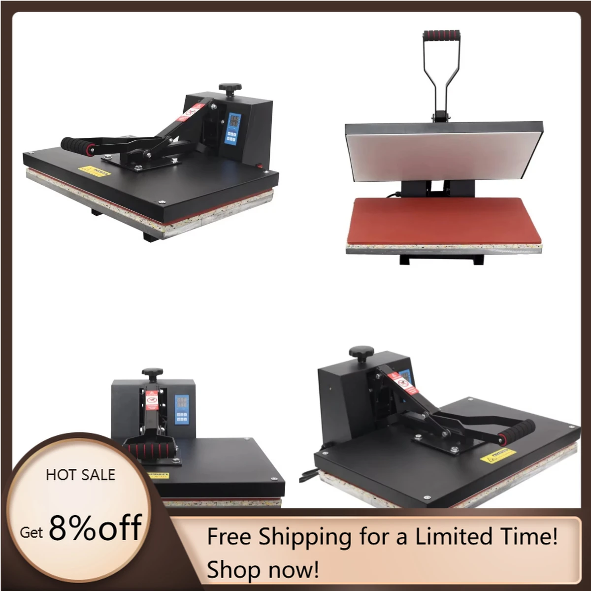 

WJW 16*24 Inch (40 X 60cm) Thermal Transfer Sublimation Machine for T-shirt Heat Press Machine