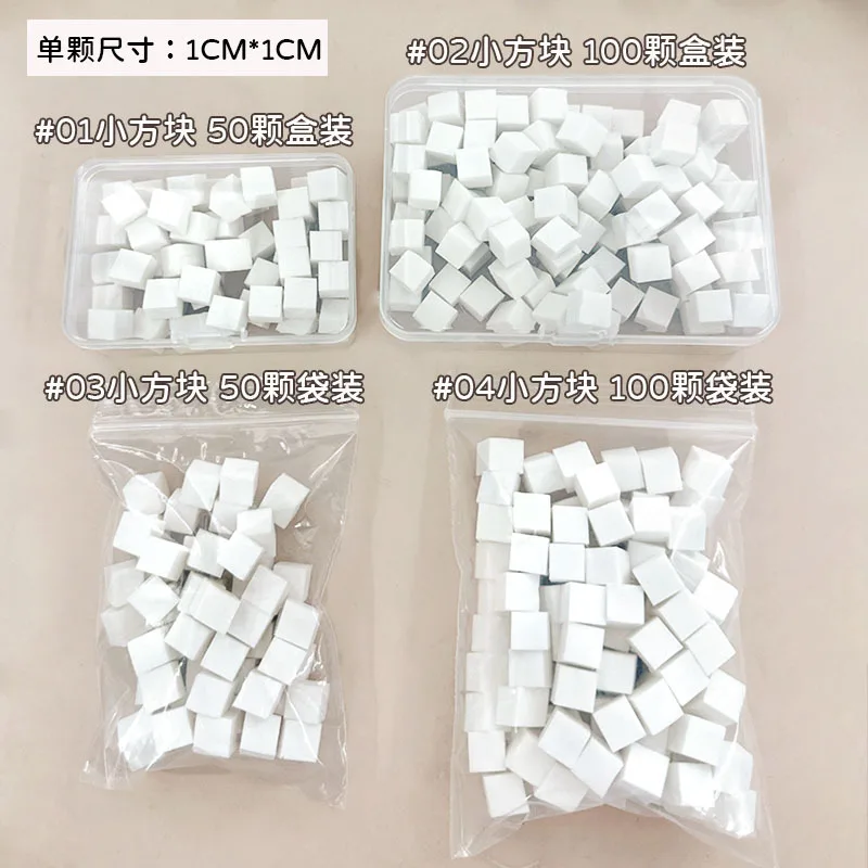 Small Square Nail Art Soft Sponge Set Gradient Halo Dyeing Nail Brushes Grab Pen DIY Manicure Supplies Stamper Tools Dotting Pen