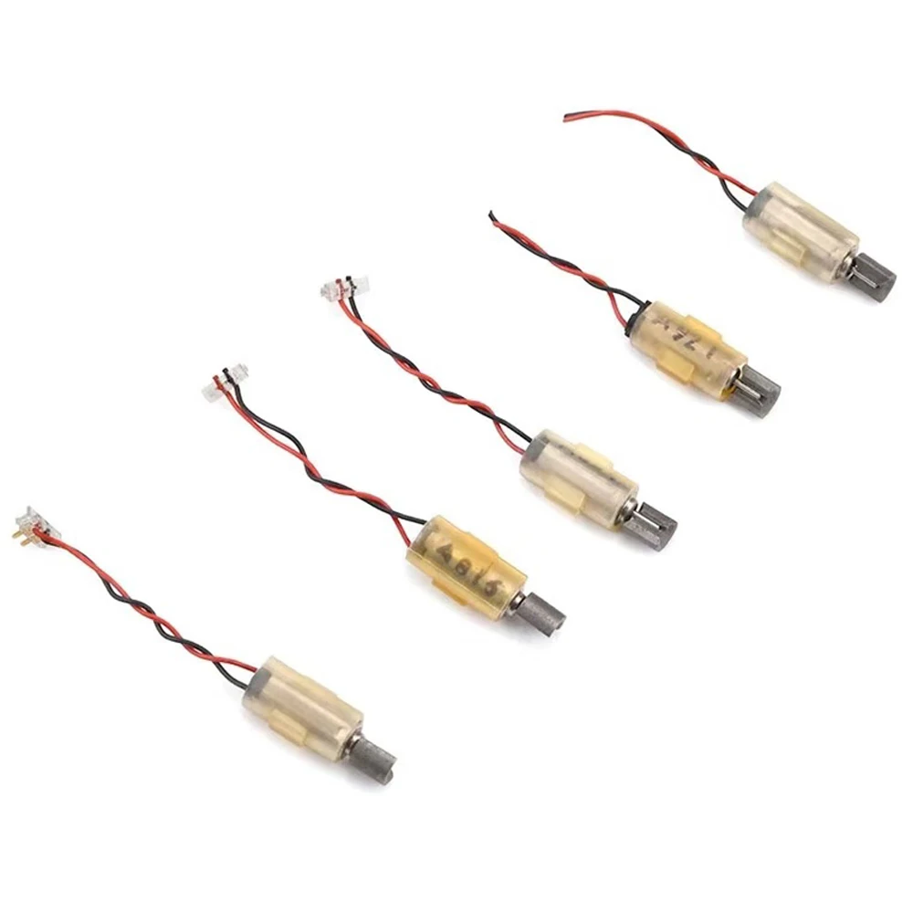 5PCS Micro Coreless Vibration DC Motor Mini High Speed Vibrating Motor 3900-8000RPM RC Motor DC 1.5V-3V 4x11mm Electronic Kits