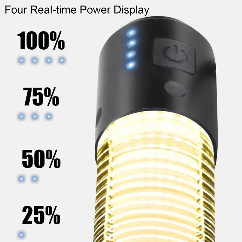 Camping Lights For Tent Waterproof Adjustable Inspection Light With Power Display Multifunctional Lanterns Portable Maintenance