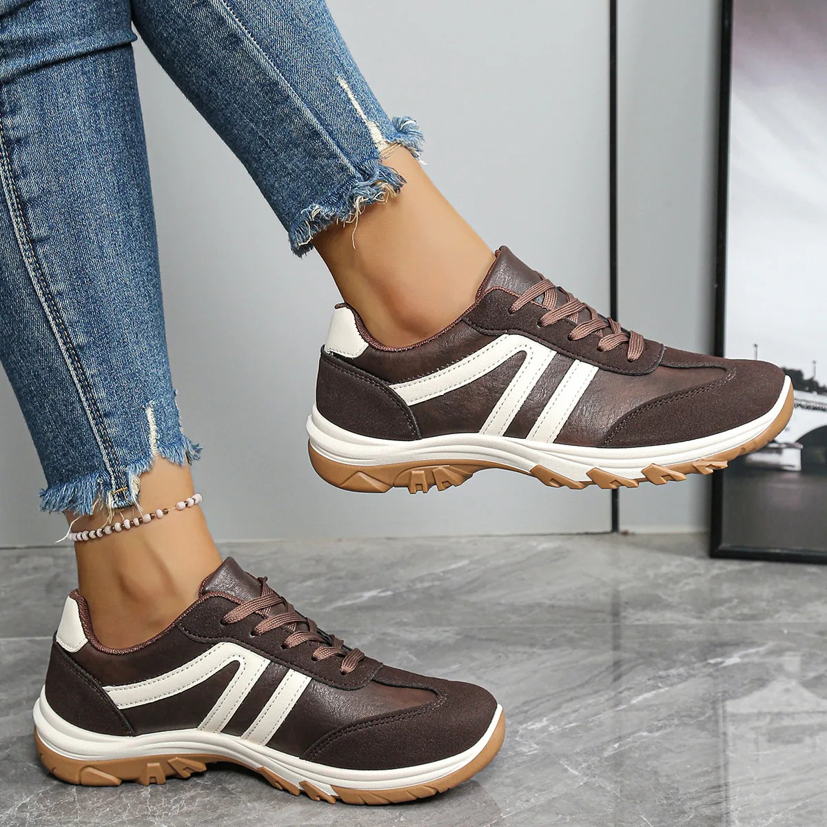 

Women's Casual Lightweight Breathable Sport Shoes Spring Autumn 2025 New All-match Running Sneakers Zapatos De Mujer Tenis Jeans