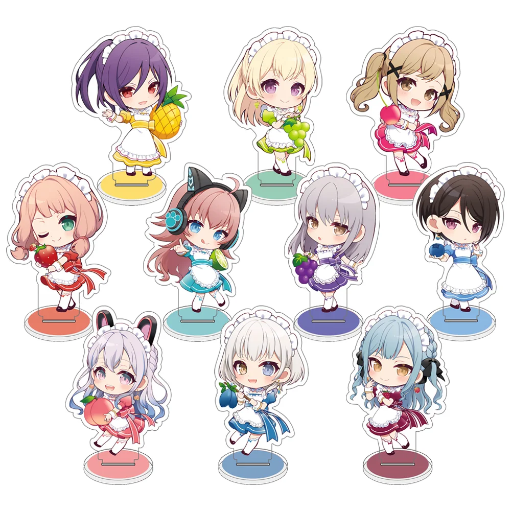 ¡Juego de anime BanG Dream! Llaveros con soportes acrílicos para Cosplay, Soyo Anon Mutsumi Sakiko Mashiro Maruyama Aya Rana, regalos para seguidores