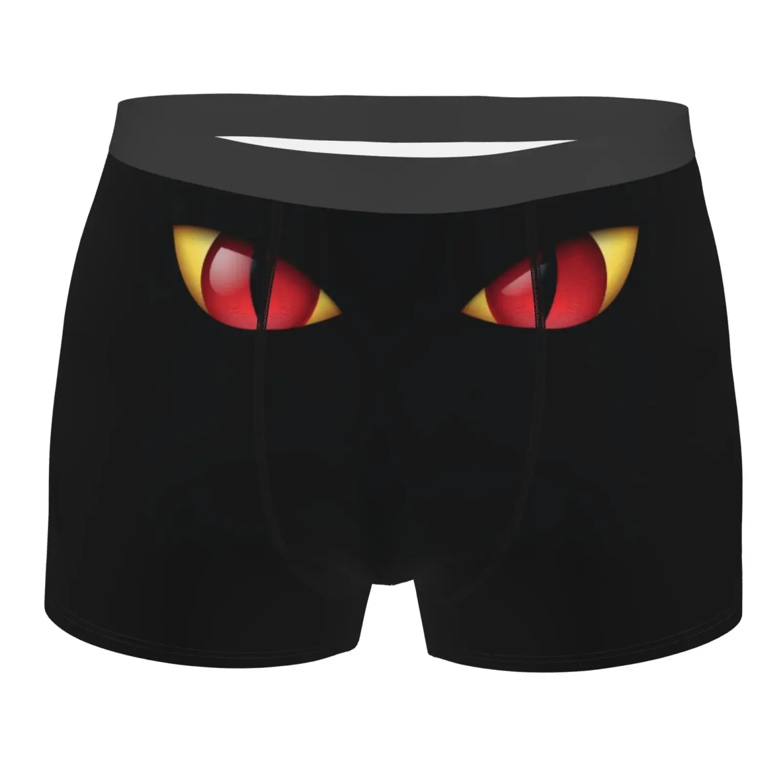Devil Eye Pattern Print Men's Underwear Healthy Soft Comfortable High-Quality Men's Briefs Stylish Trendy Casual Sports Panties