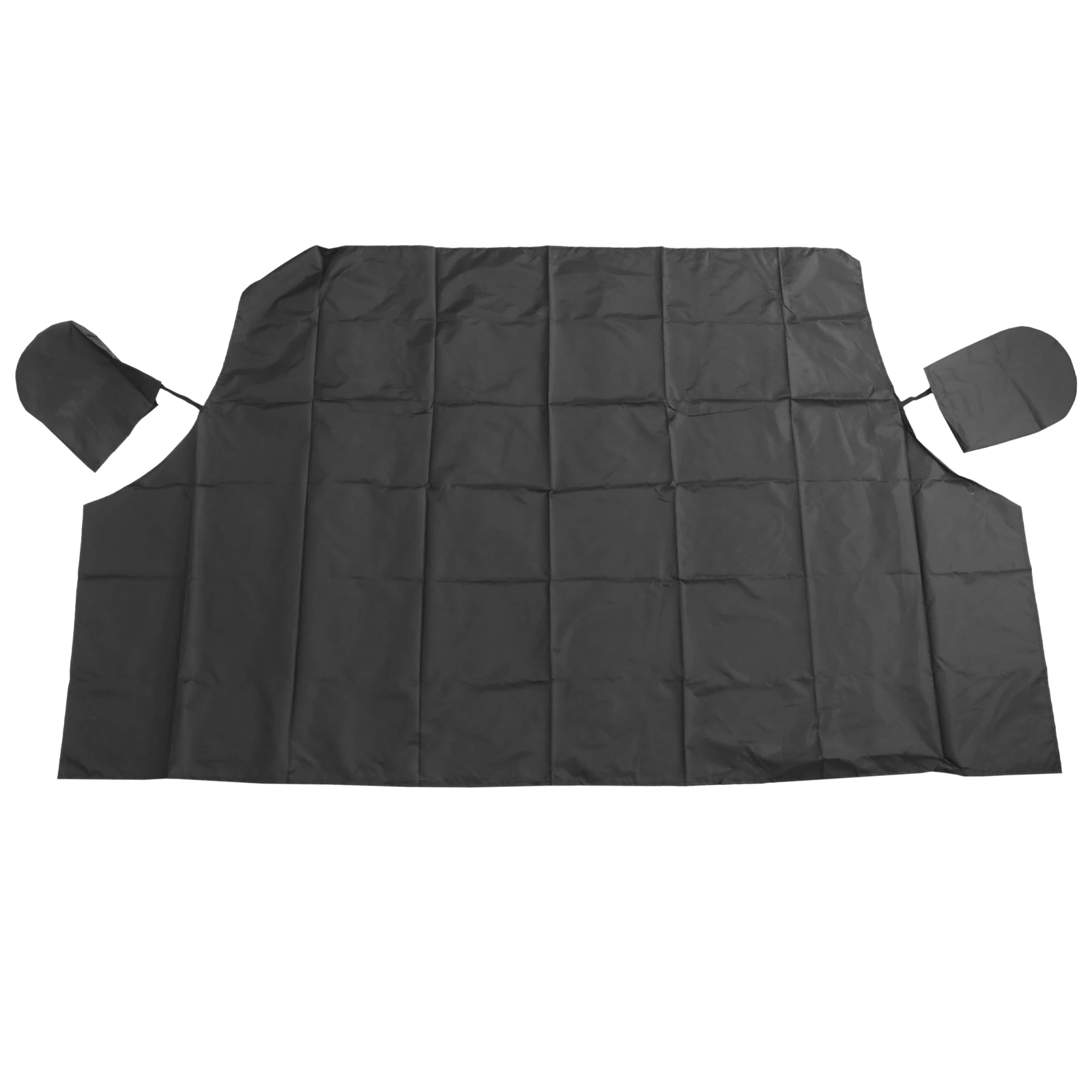 

Magnetic Edges Windshield Snow Cover with Mirror Protective Cover Snow Ice Frost Guard No More Scraping Windshield Cover (Black)
