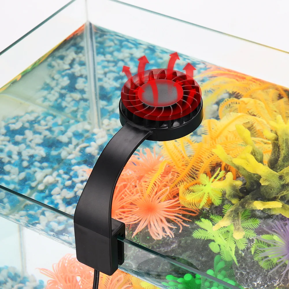 USB Mini LED Fish Tank Clip Lamp Blue And White Light Small Grass Aquatic Plant Lighting Lamp for Aquarium Decoration