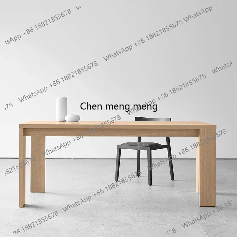 

Wood Salon Restaurant Table Modern Simple Aesthetics Design Restaurant Table Light Luxury Comfortable Muebles Kitchen Furniture