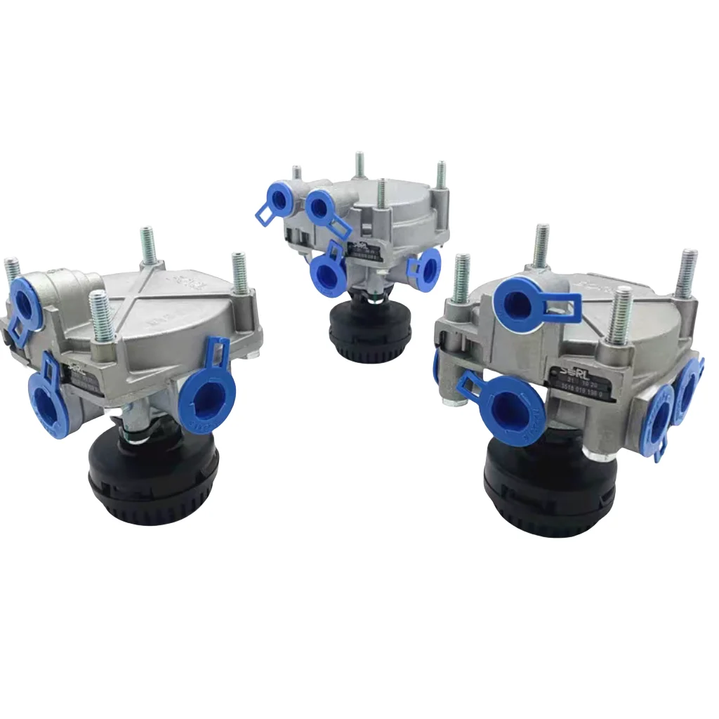 Shaanxi Automobile Xuande, Aolong, Delong Trucks; Ruili brake relay valve 35180191960 DZ95259361105 Foot brake relay valve 5