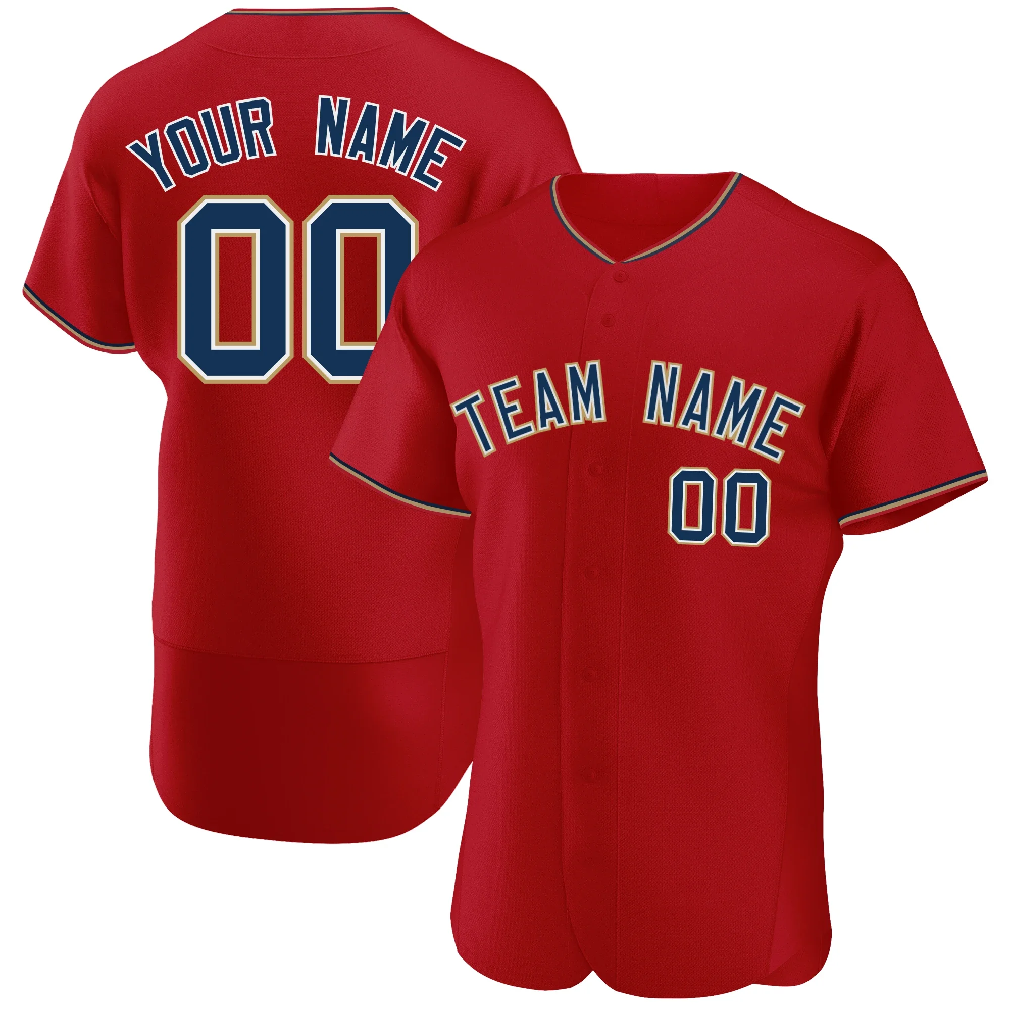 Custom Baseball Jersey Team Name and Numbers Printing Make Your Own Athletic Game Fans Softball Uniform for Adults/Kids Big size