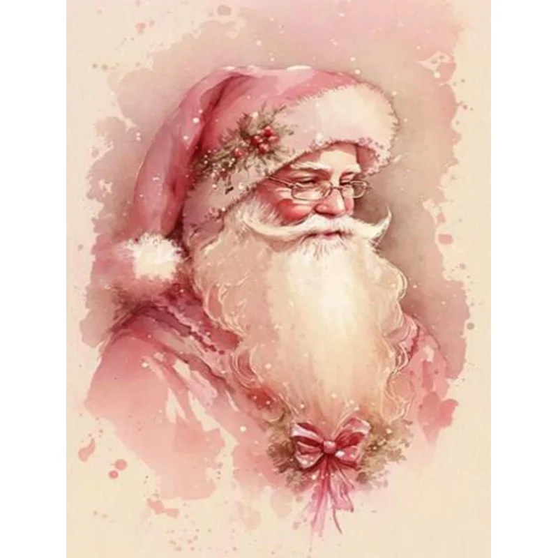 

AB Diamond Diamond Painting Santa Claus Diamond Embroidery Kit Wall Decoration Hanging Painting