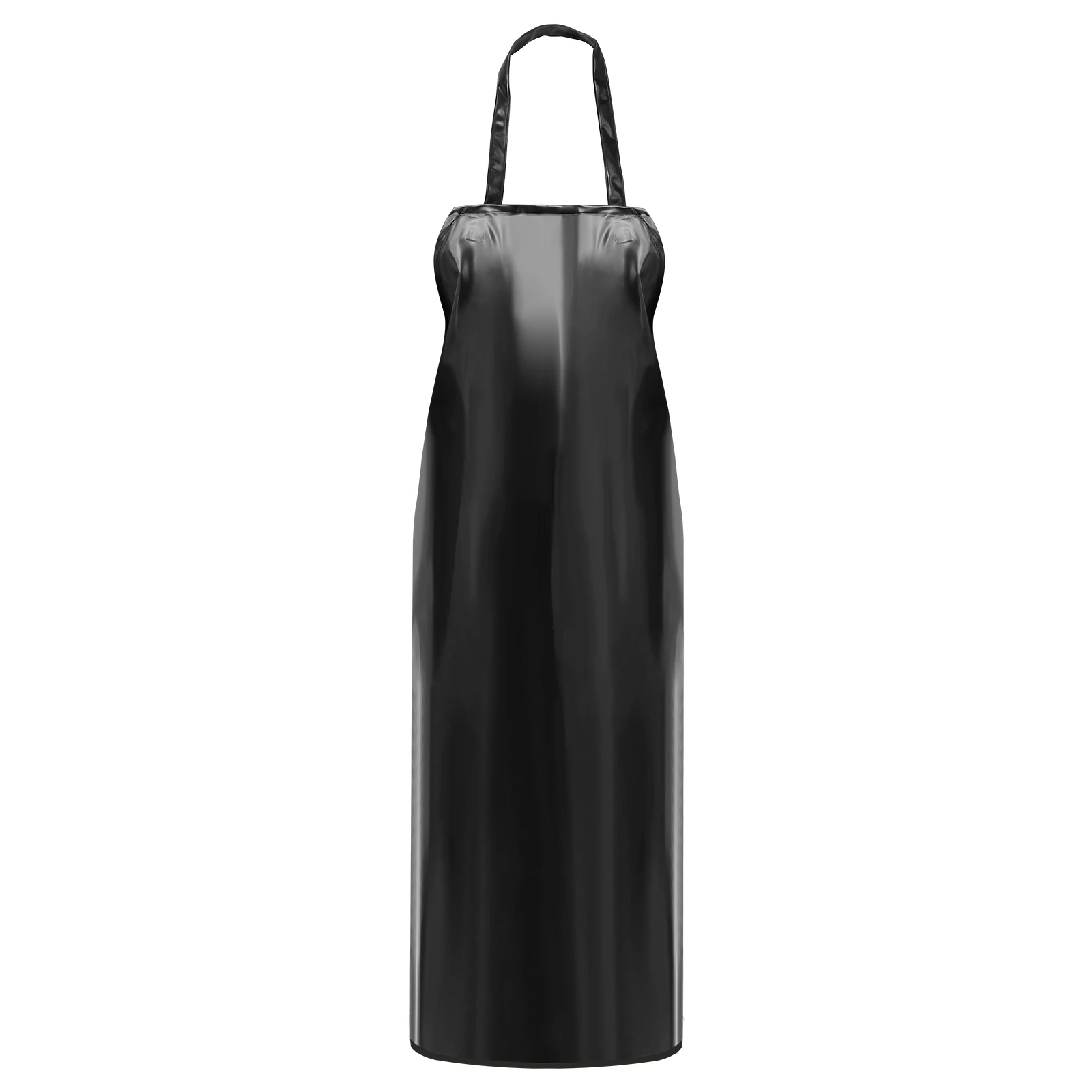 Heavy Duty Waterproof White PVC Apron Large Size Industrial Protective Cooking Kitchen Cleaning Oil Chemical Resistant