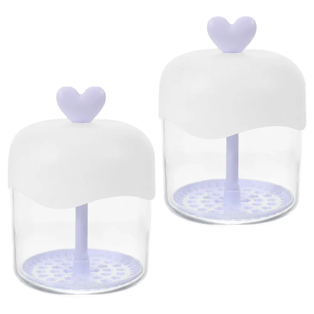 

2Pcs Face Foam Maker Heart Shaped Manual Facial Cleaning Tool Transparent Foam Cup Quick Foaming Face Wash Foamer