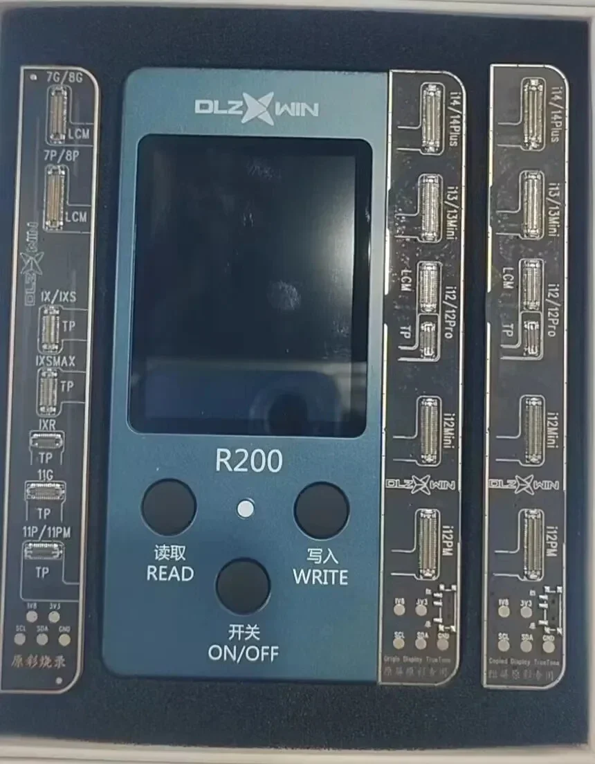 Códec de reparación de Color primario DL R200 para iPhone X, 11, 12, 13, 14 Pro Max, programador de recuperación de tono verdadero de Color Original multifuncional