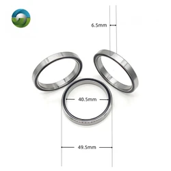 ACB495H6.5 (1PCS) Road Bike Headset Bearings 40.5x49.5x6.5 mm 45/45 Degree Chrome Steel Tapered Upper Lower ACB Bearing Set
