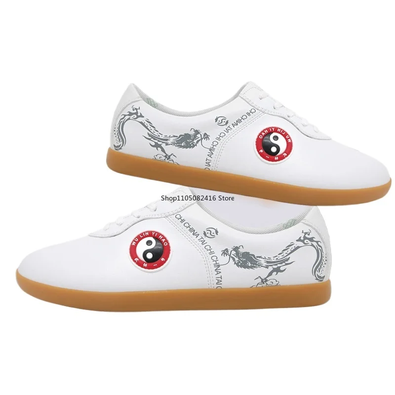 

Leather Kung Fu Tai Chi Shoes Martial Art Shoes Sport Sneakers Leather Unisex Men Women