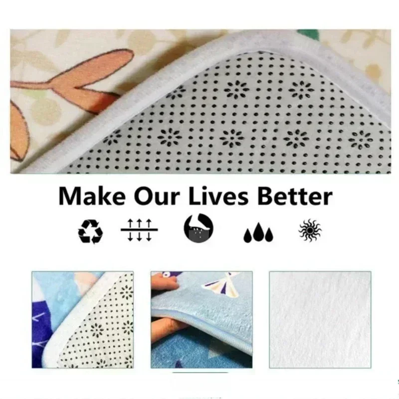 MINISO الكرتون بطل الرجل العنكبوت السجاد غرفة المعيشة ديكور للكنبة البساط الصبي لعبة غرفة نوم السرير البساط الطفل الزحف تلعب حصيرة هدية