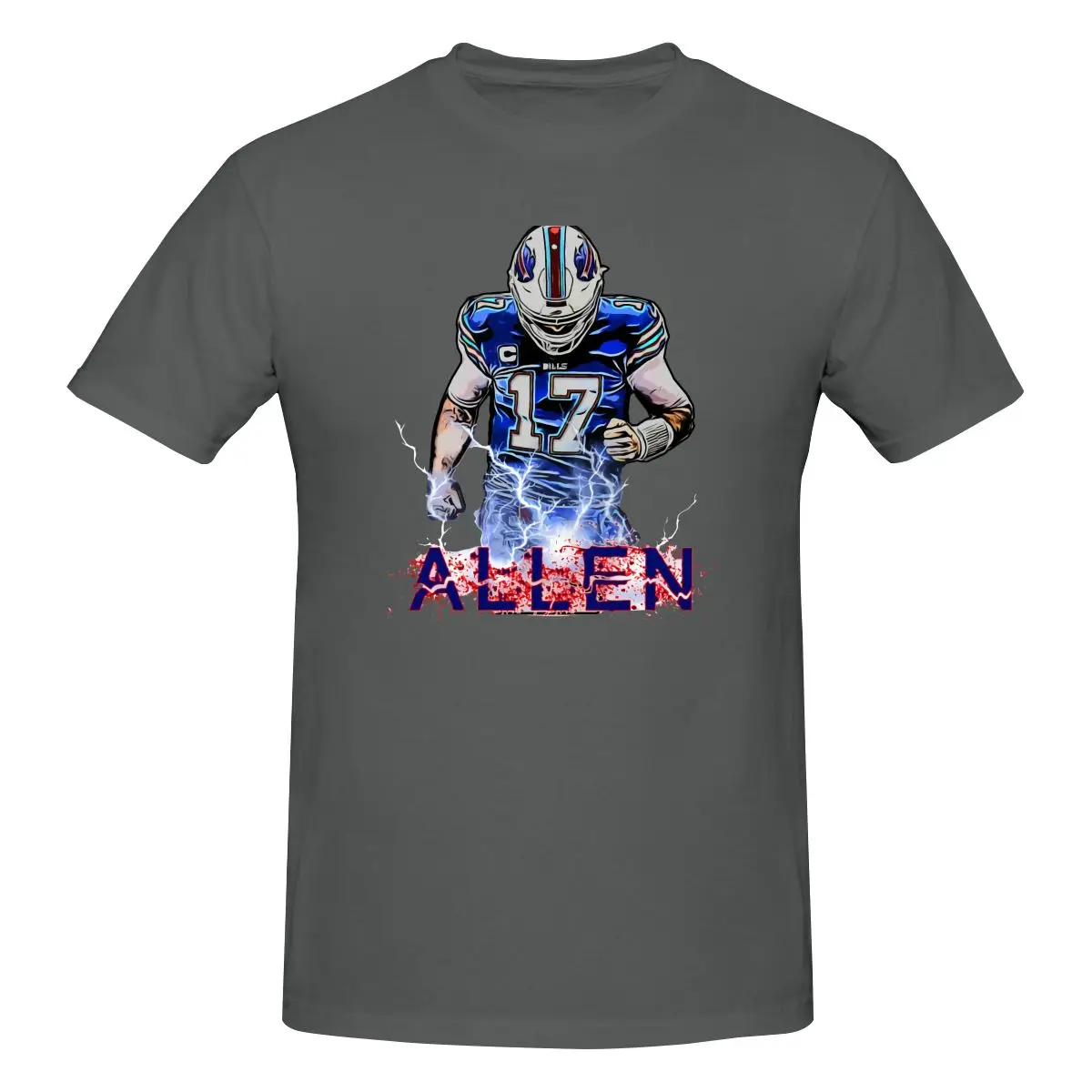 Buffalo 17 Josh Allen Bills 2021 camicia t-Shirt Tee Gift Cotton Classic Best Seller