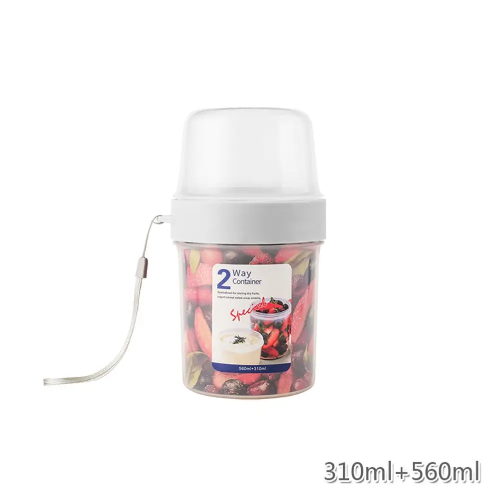 Portable Multi-purpose Food Container Sealed Container Storage Jars Lunch Cup Fresh-keeping Box