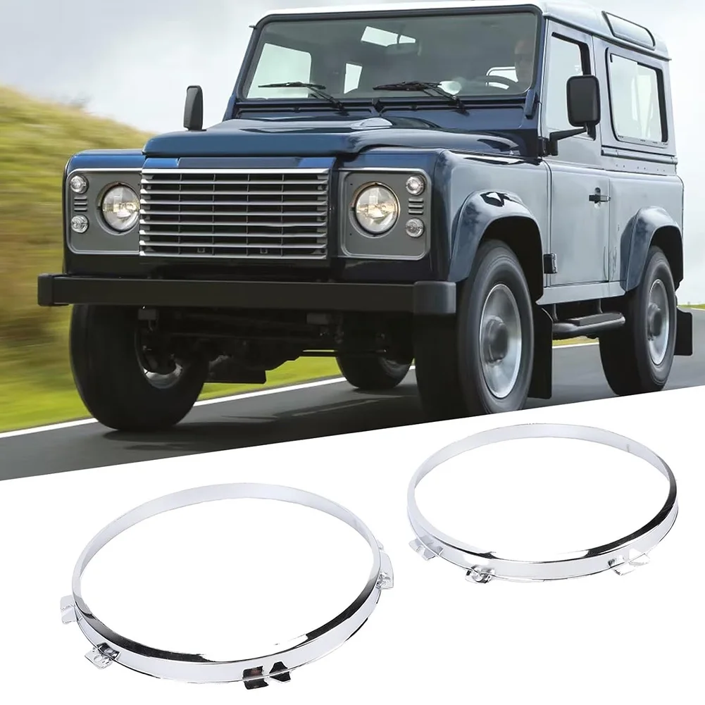 Chrome Retaining Ring 7in Headlamp Bezel For Restoration Meets OEM Specifications Direct Replacement Front Placement