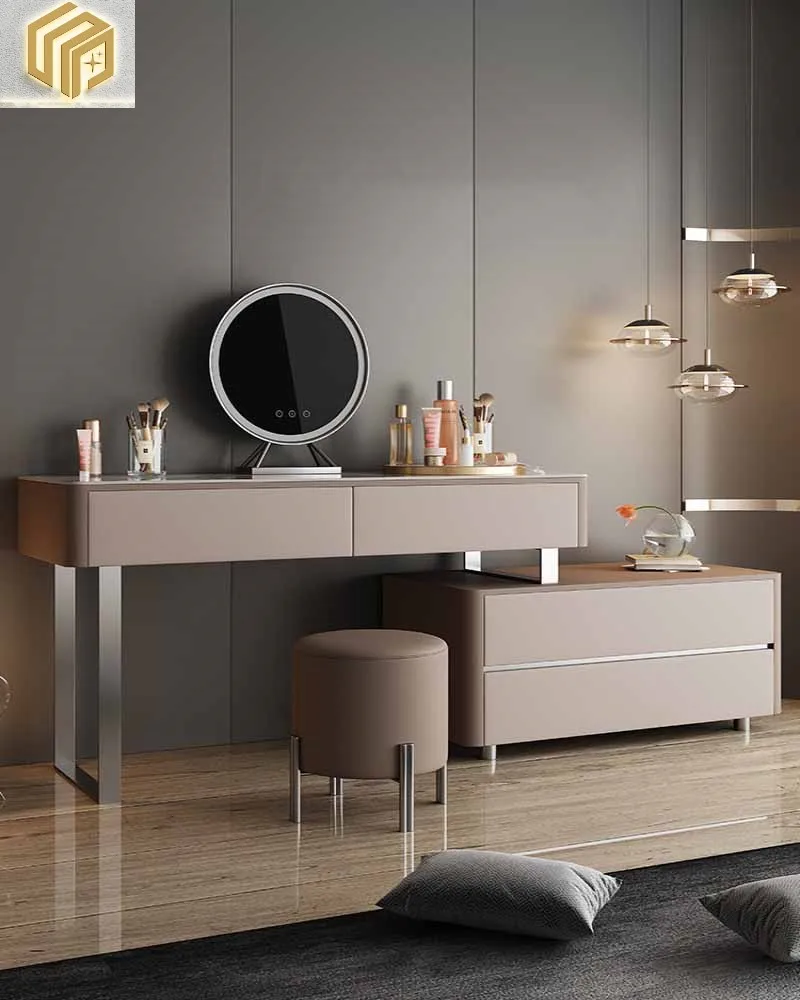 

Dressing table, storage cabinet, desk integrated modern and minimalist small unit bedroom, dressing table