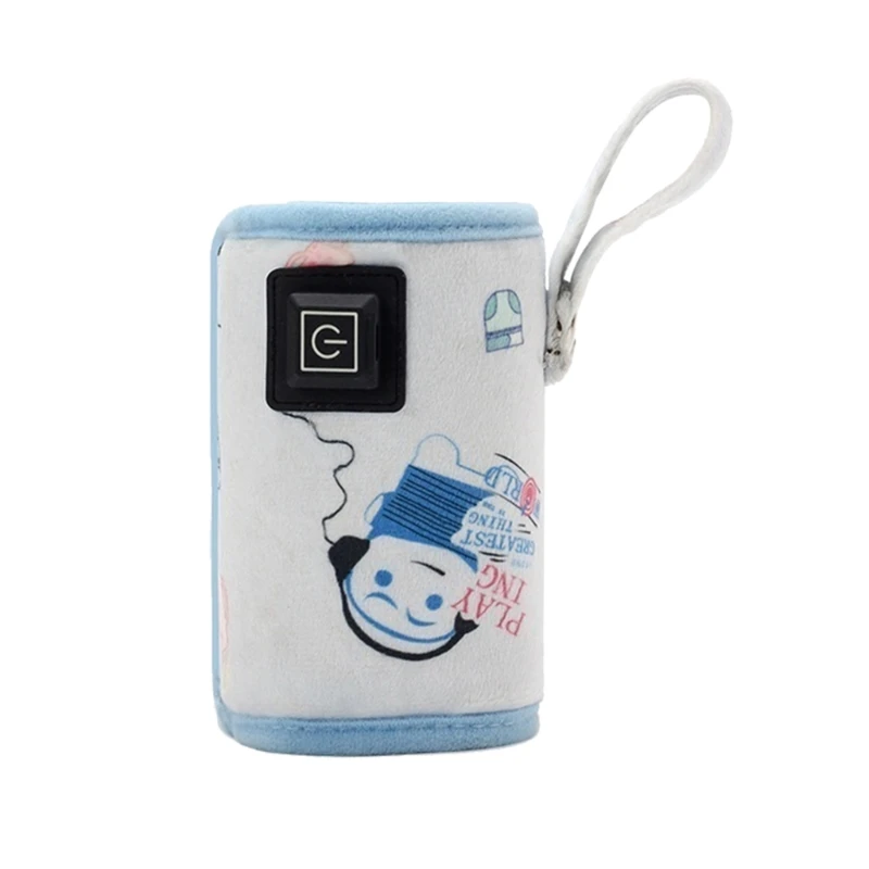 USB-zuigflessenwarmers Babyfles-reishoes Warmtebewaarders met draagbare melkverwarmer met constante temperatuur