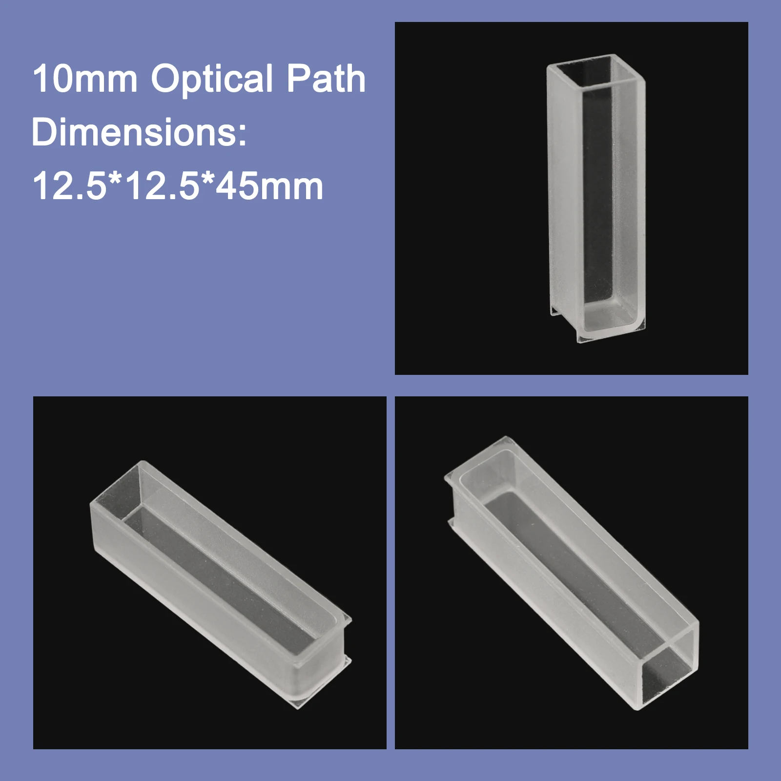 Cuvette Glass Cuvette Industry 1 Pcs 3.5ml 300℃/556℉ 340-2500nm Accessories Parts For 751/722 Spectrophotometer New