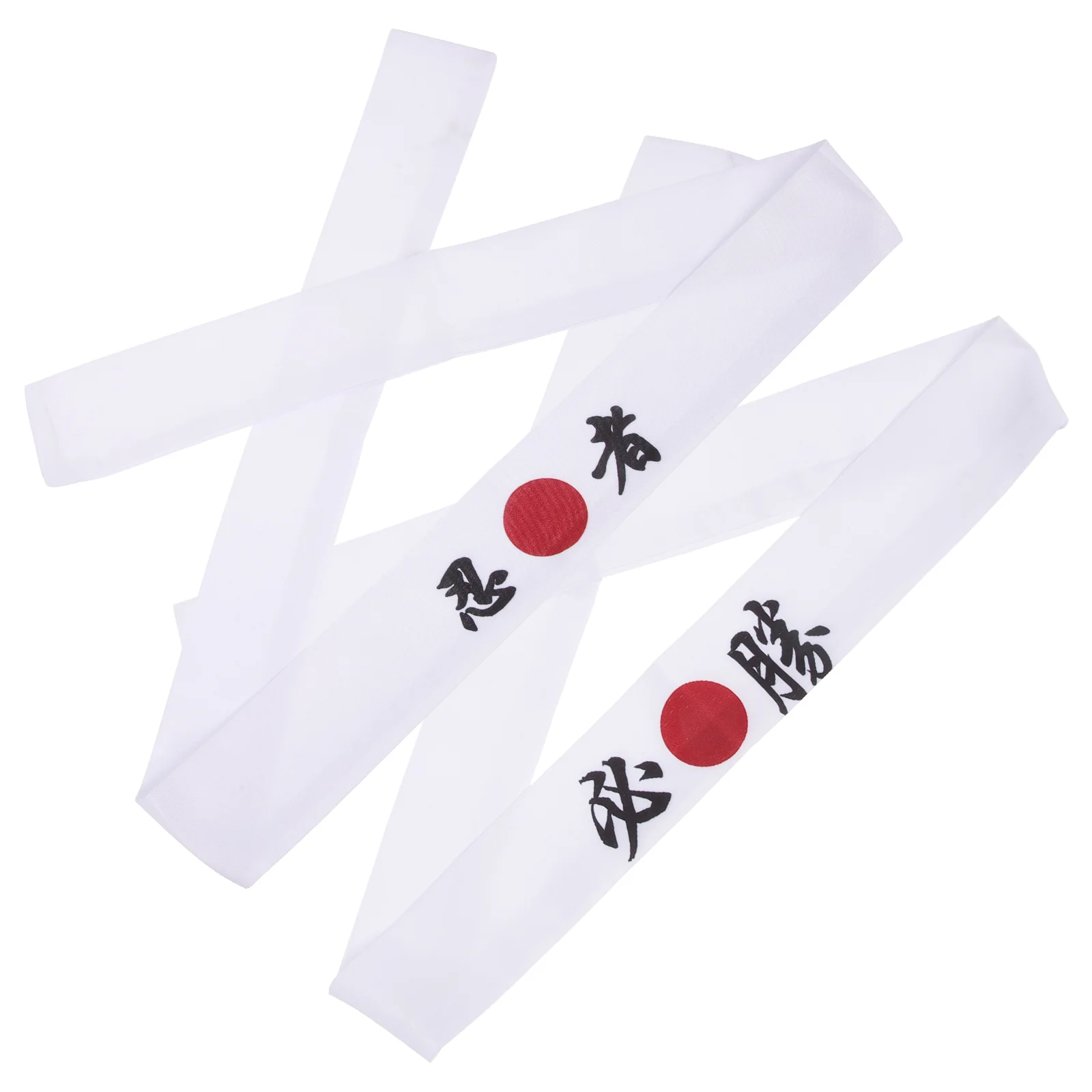 

2 Pcs Ninja Headband Chef Accessory Costume Men Japanese Bandanas for Sushi Headwear Cotton Headbands Karate Household