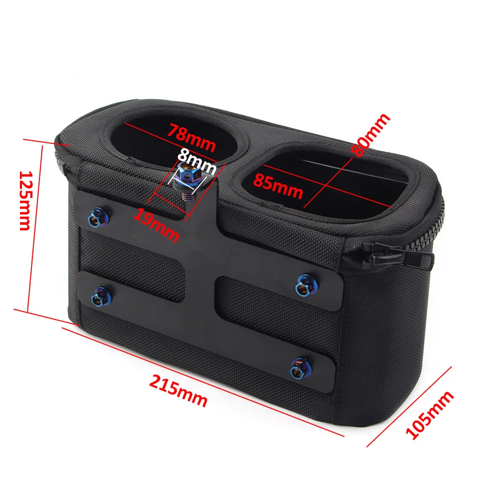 Motorcycle Handlebar Water Cup Holder Bottle Bag For YAMAHA NMAX XMAX TMAX 530 500 SX DX