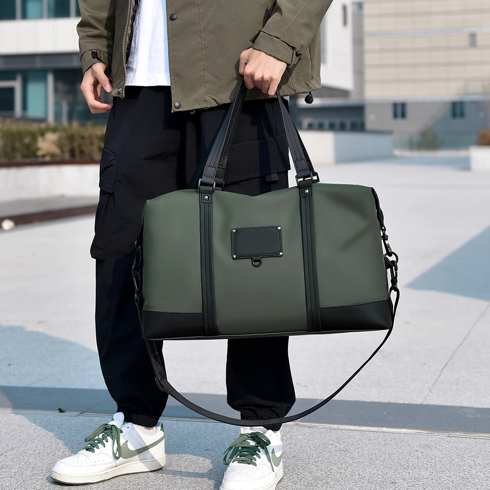 New fashion oxford large capacity waterproof men's travel handbag Individual fitness bag duffle bag 여행 가방 bolso de viaje green