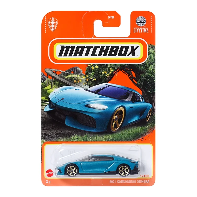 2024M 30782 matchbox 1/64 19 FORD MUSTANG COUPE 2021 Koenigsegg 18 DODGE Collect die-casting alloy car model ornaments