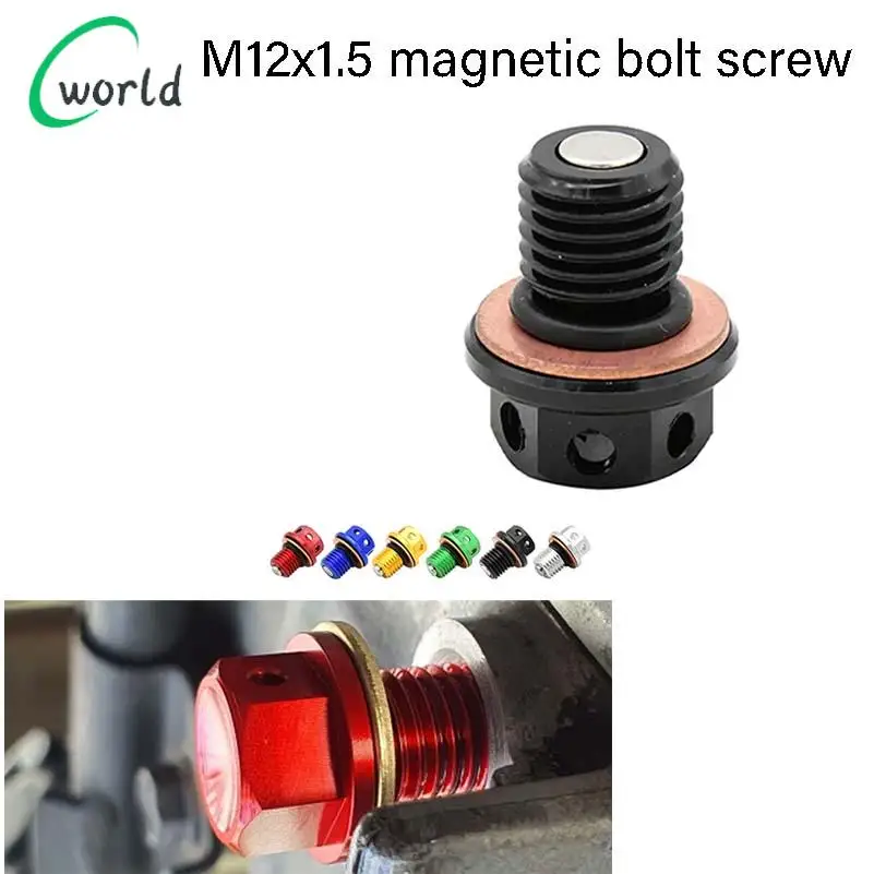 High quality M12x1.5 magnetic drain plug bolt suitable for motorcycle drain plug bolt accessories