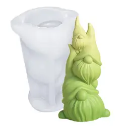 New Faceless Dwarf Silicone Molds 3D Gnome Fondant Scented Candle Clay Plaster Resin Crafts Mold  2025 Easter Gift Home Decor