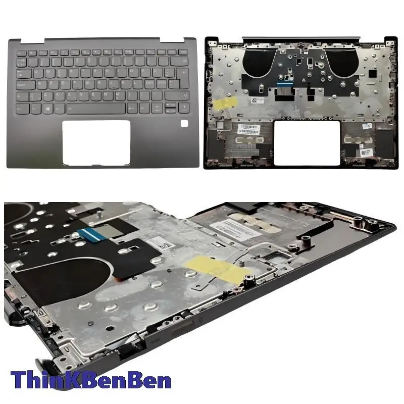 

NDC Nordic Keyboard Gun Metal Upper Case Palmrest Shell Cover For Lenovo Yoga 720 13IKB Laptop 5CB0N68014