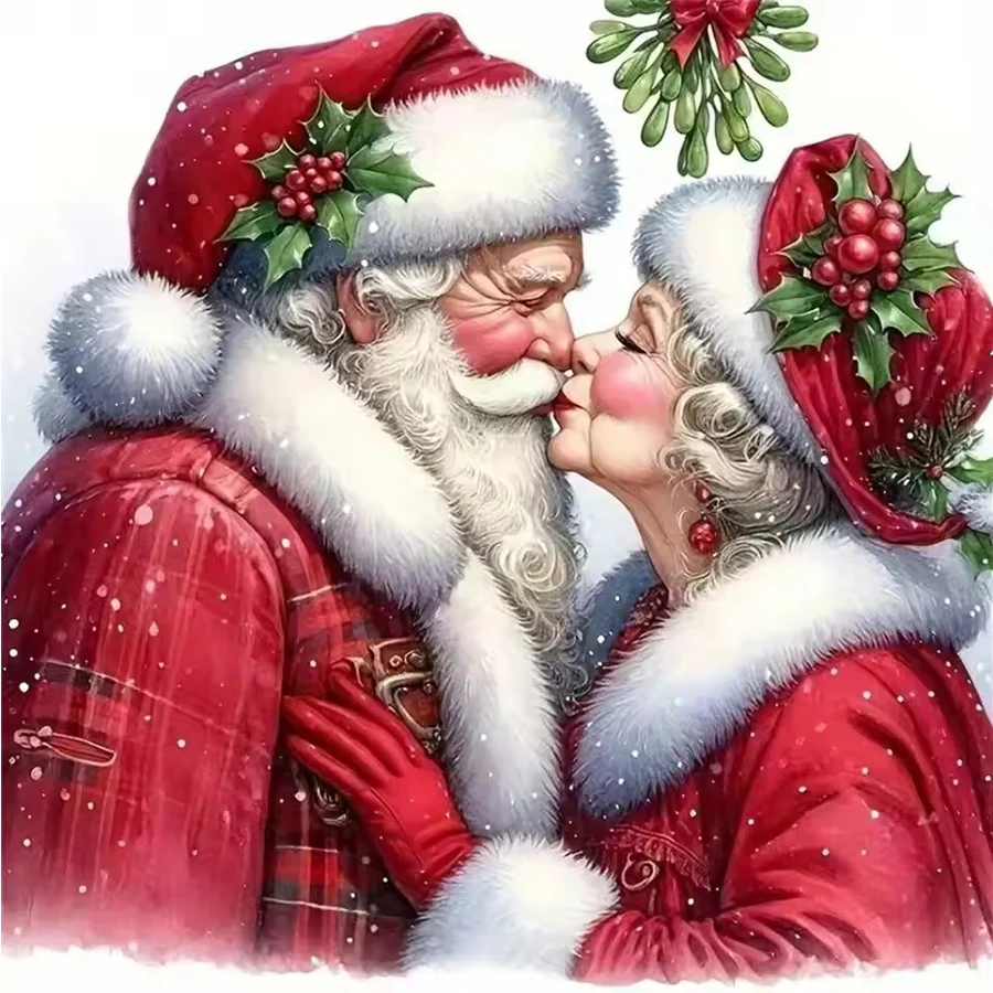 Embroidery Kiss - Mosaico di Diamanti 5D Fai-da-Te: Ritratto
