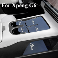 For Xpeng Xiaopeng G6 2025 2024 2023 Wireless Charging Pad Silicone Central Console Cup Mat Car Interior Modification
