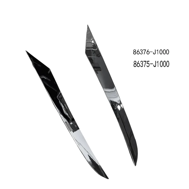 

86375-J1000 86376-J1000 Front Bumper Decorative Strip For Hyundai Fiesta 2018-2021 Front Bumper Air Knife Spoilers