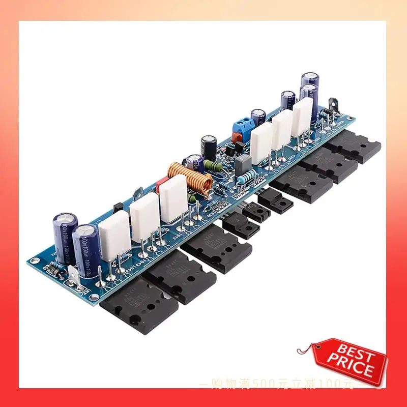 

ABNR 2Pcs L10 Sound Amplifier Board 300W Hifi 2.0 Channel Class AB Power Amplifiers Amp Transistor A1930 C5171 TT1943 TT5200