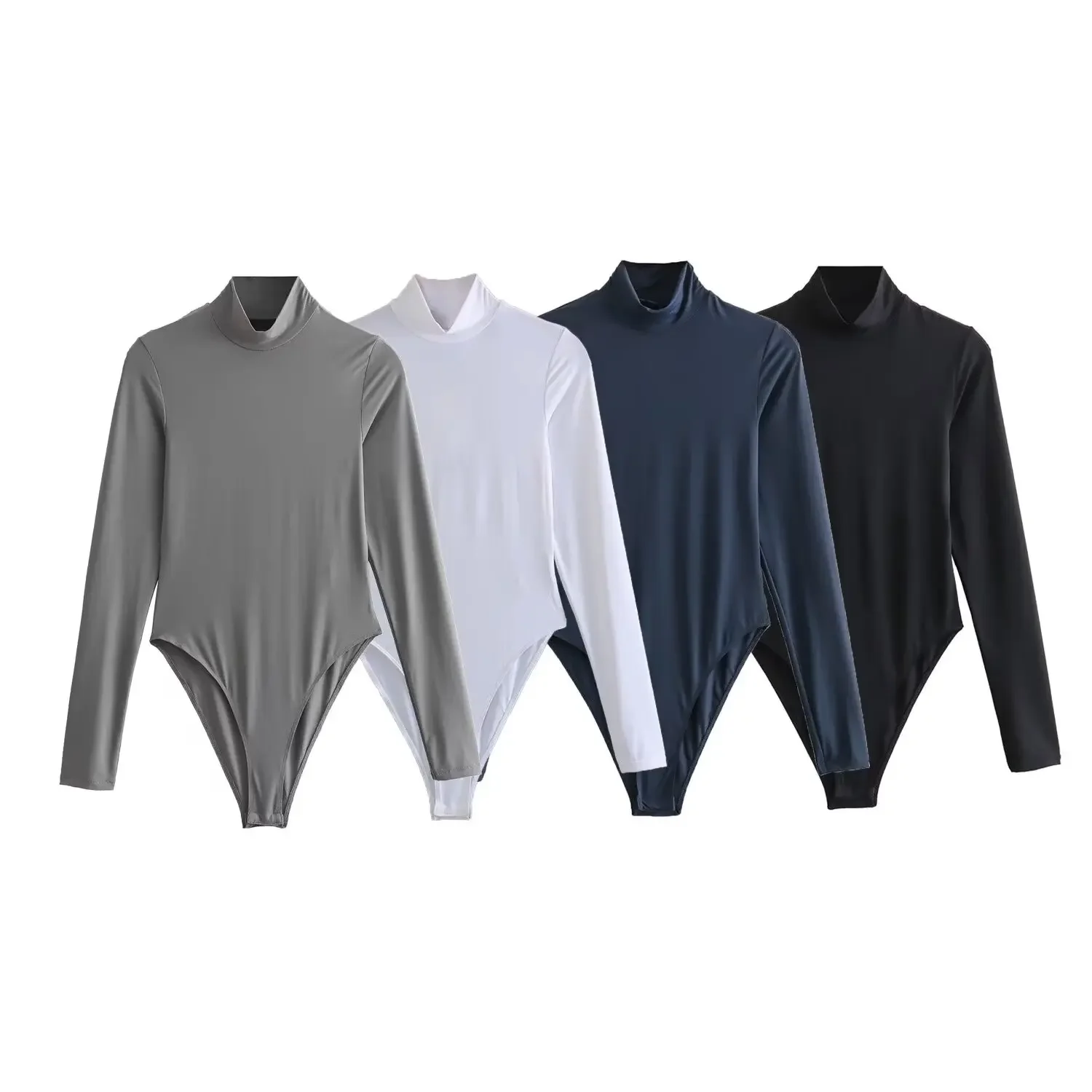 

Jenny&Dave 2026 Long Tight High Street T-shirt Sleeved Women Tops Sexy Slim Fit Bodysuit