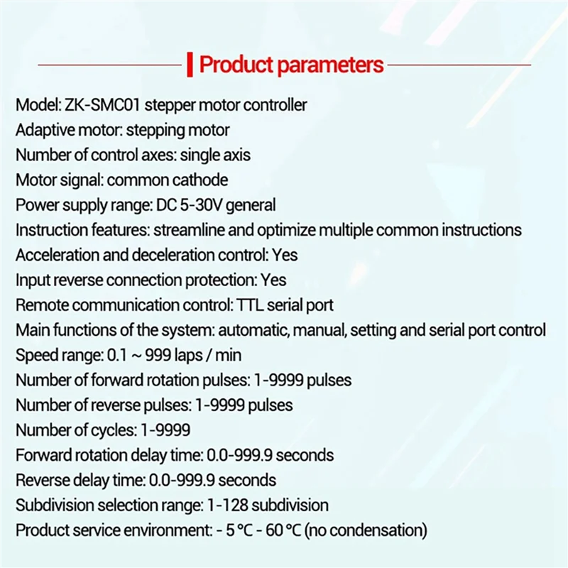 Daily 2X 42 57 Stepper Motor Controller Positive Reverse Angle Pulse Speed Control Board Programmable PLC Serial Communication