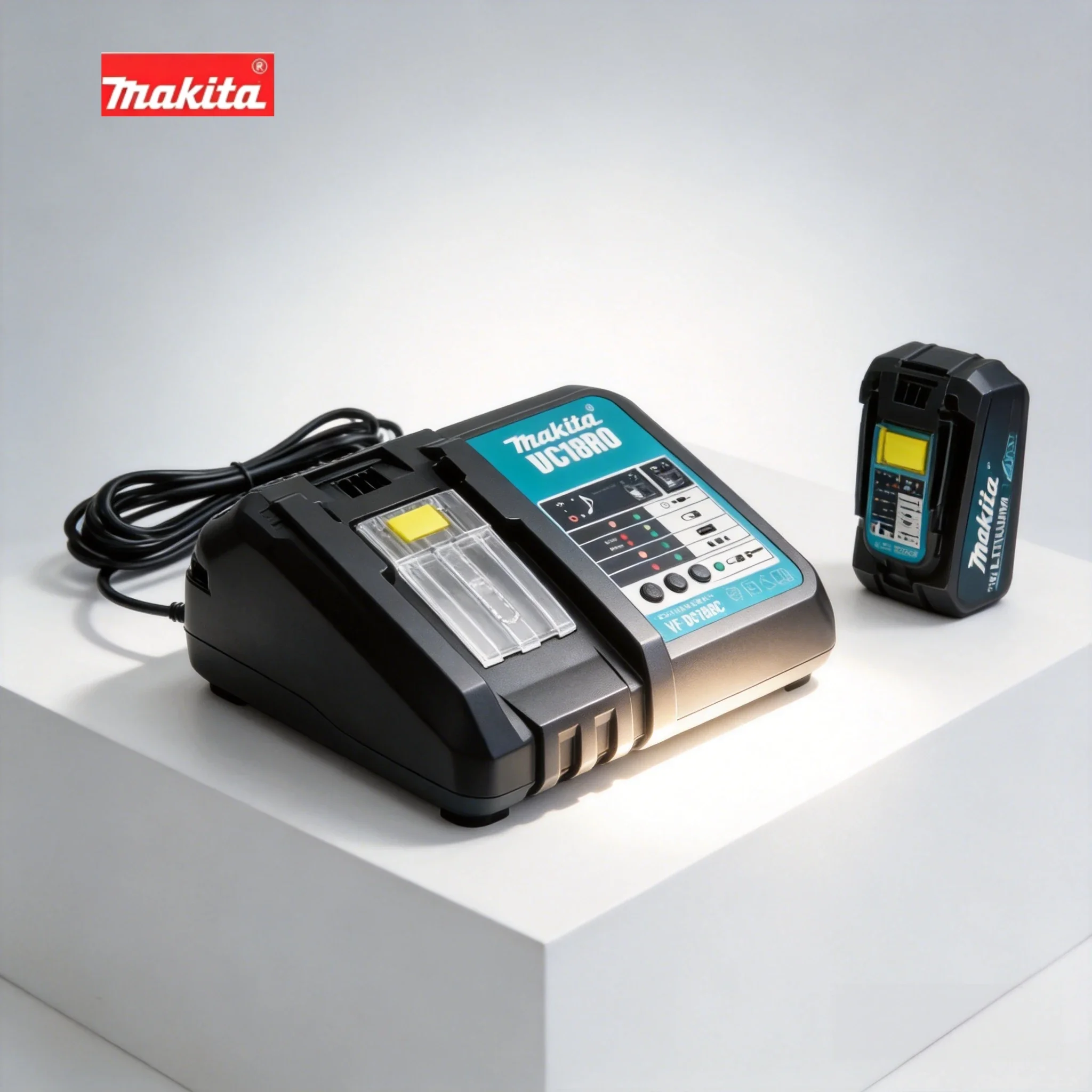 DC18RC Rapid Battery Charger Compatible with Makita 14.4V-18V Li-ion Battery BL1415 BL1430 BL1815 BL1830B BL1850B BL1860B