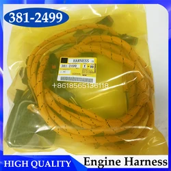 Excavator C7 New Engine Wiring Harness 381-2499 3812499 for 324D 325D Wire Harnesses