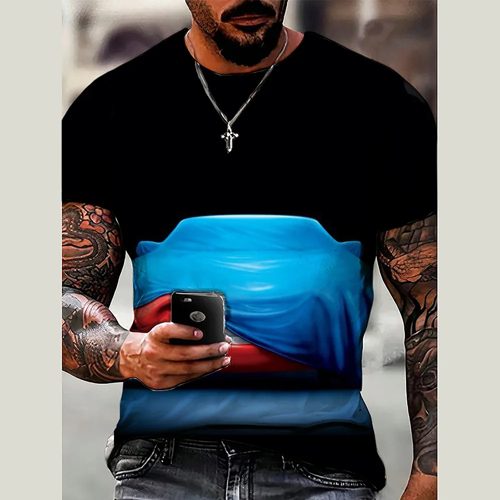 Disney Pixar Cars Lightning McQueen Men Clothes T Shirts for Men Cartoons Casual Tops Boys Girls Teenager Outfits Tee Shirt Tops