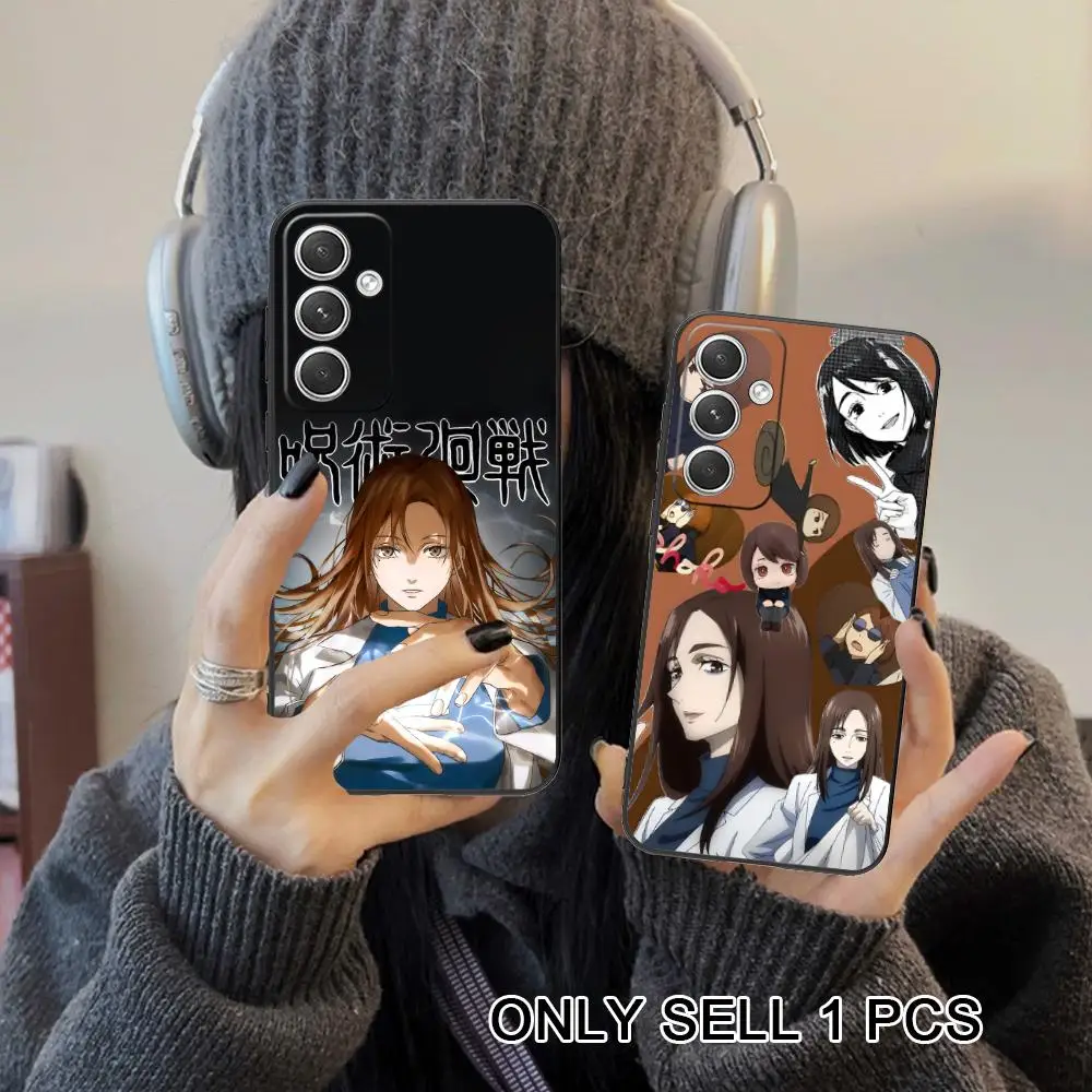 JJK Shoko Leiri Phone Case for Samsung Galaxy S26 S25 S24 S23 S22 S21 S20 Note20 Plus FE Ultra Soft TPU Shockproof Cover