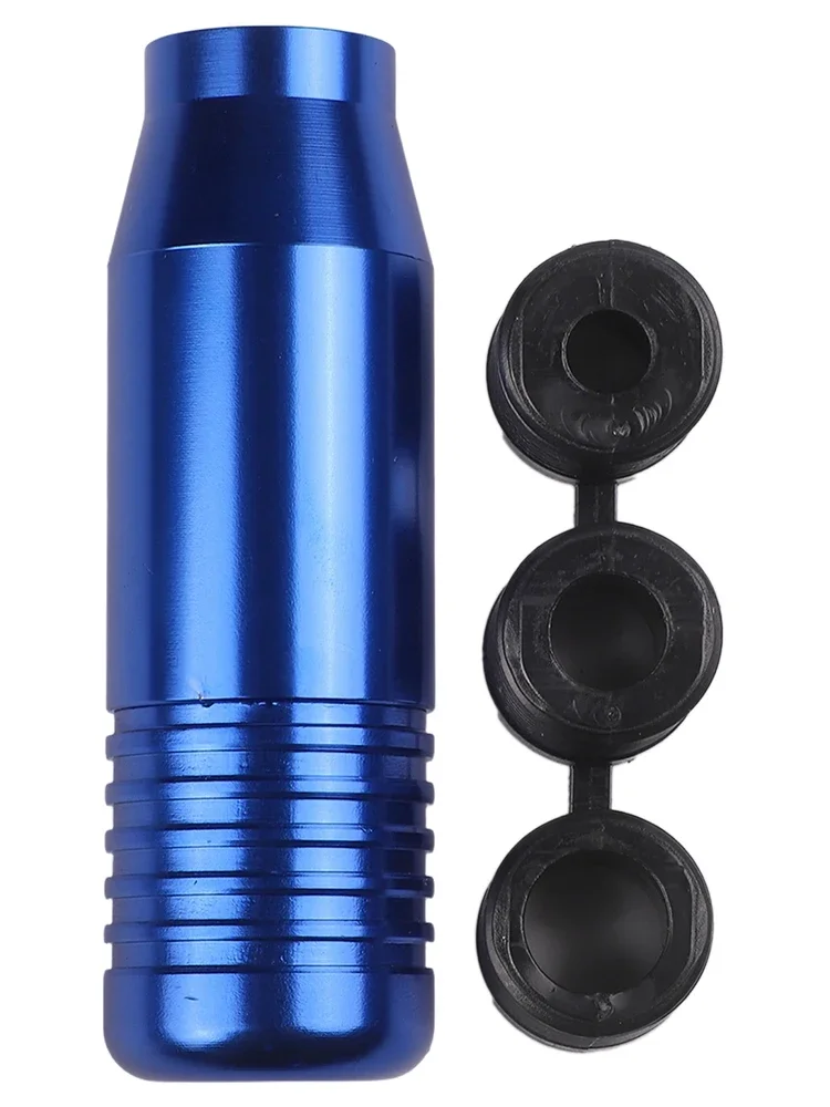 Aluminum Alloy Car Gear Shift Knob 8 5 CM With 3 Inner Diameter Adapters Compatible With 5 6 Speed Manual Cars