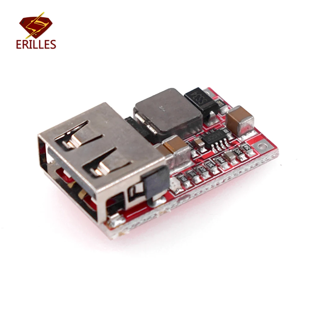 Car Charging Output USB Charger Module 6-24V 12V / 24V To 5V / 3A DC Buck Step Down Regulator Converter 12V 5V Power Supply