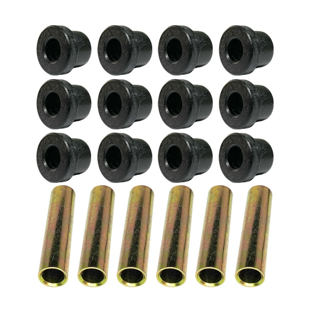 1 Set Rear Leaf Spring for Club Car DS Gas Electric Golf Cart Bushing and Sleeve Kit, 1015583 1012303 1992 Up