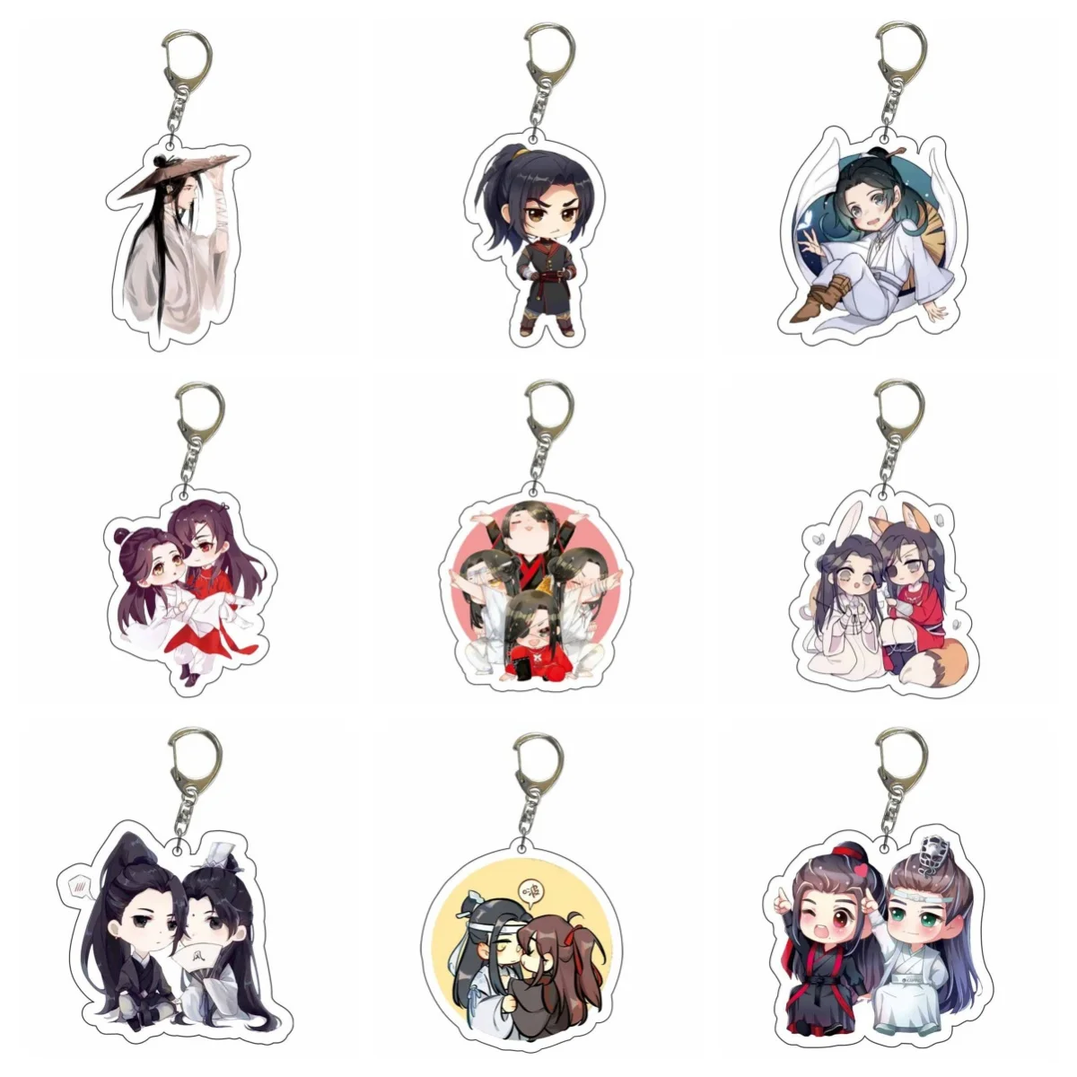 

Anime Tian Guan Ci Fu Heavenly God Blesses The People Xie Lian Hua Cheng Figure Acrylic Keyring For Fans Friend Gifts