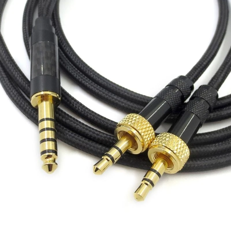 

Q5WA 4,4 мм 3,5 мм кабель для наушников для гарнитуры MDR-Z7 Z1R Z7M2 для кабеля телефона ПК